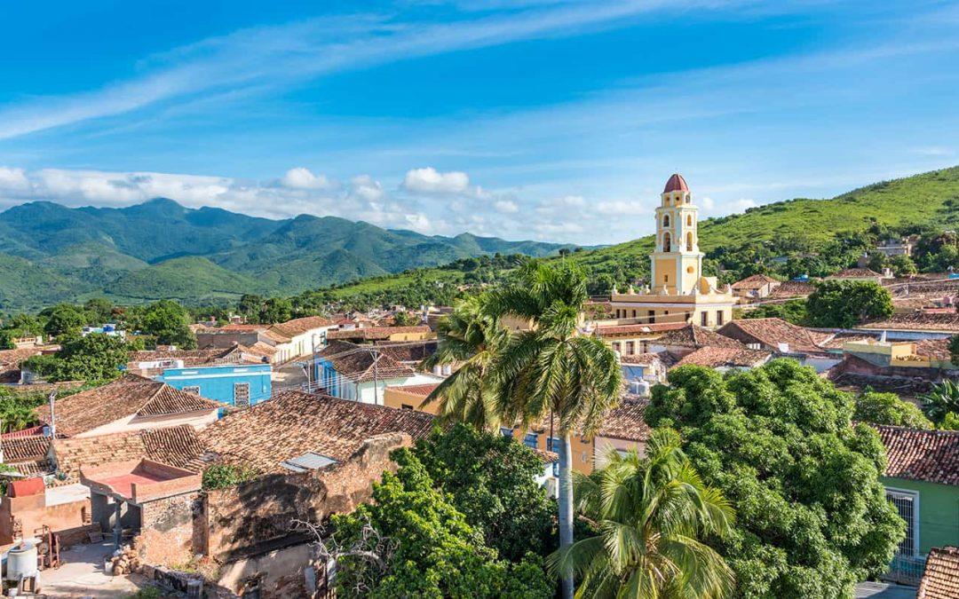 Trinidad city panoramic photo skydream