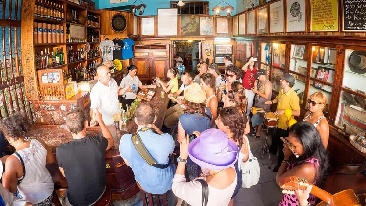 Skydream Travel custom tour - Cuban drink tasting in a pub in Havana